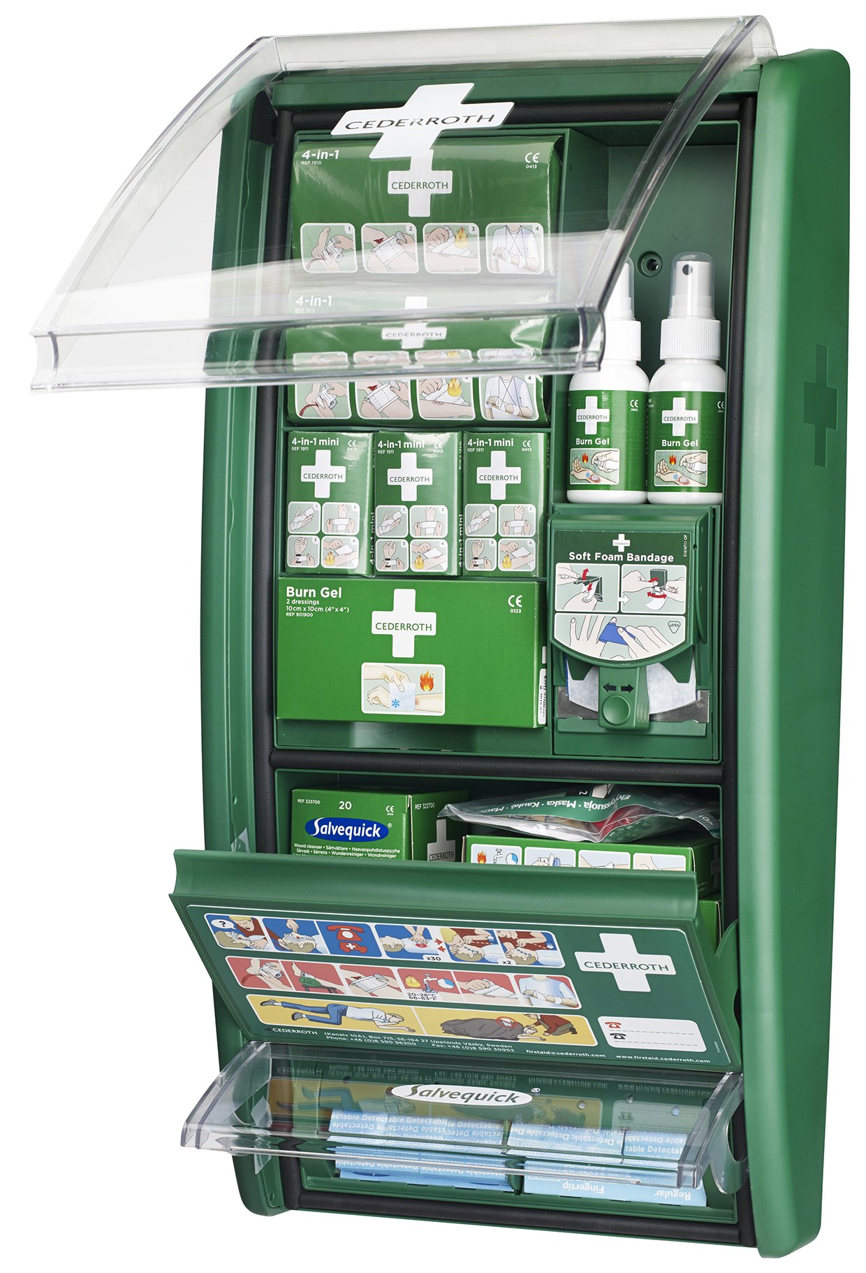Nástěnná lékárnička pro 1. pomoc, objednací číslo: CE-490960