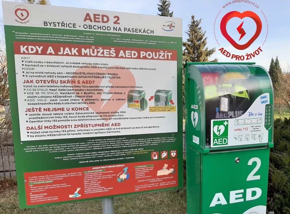 AED v Moravskoslezkém kraji