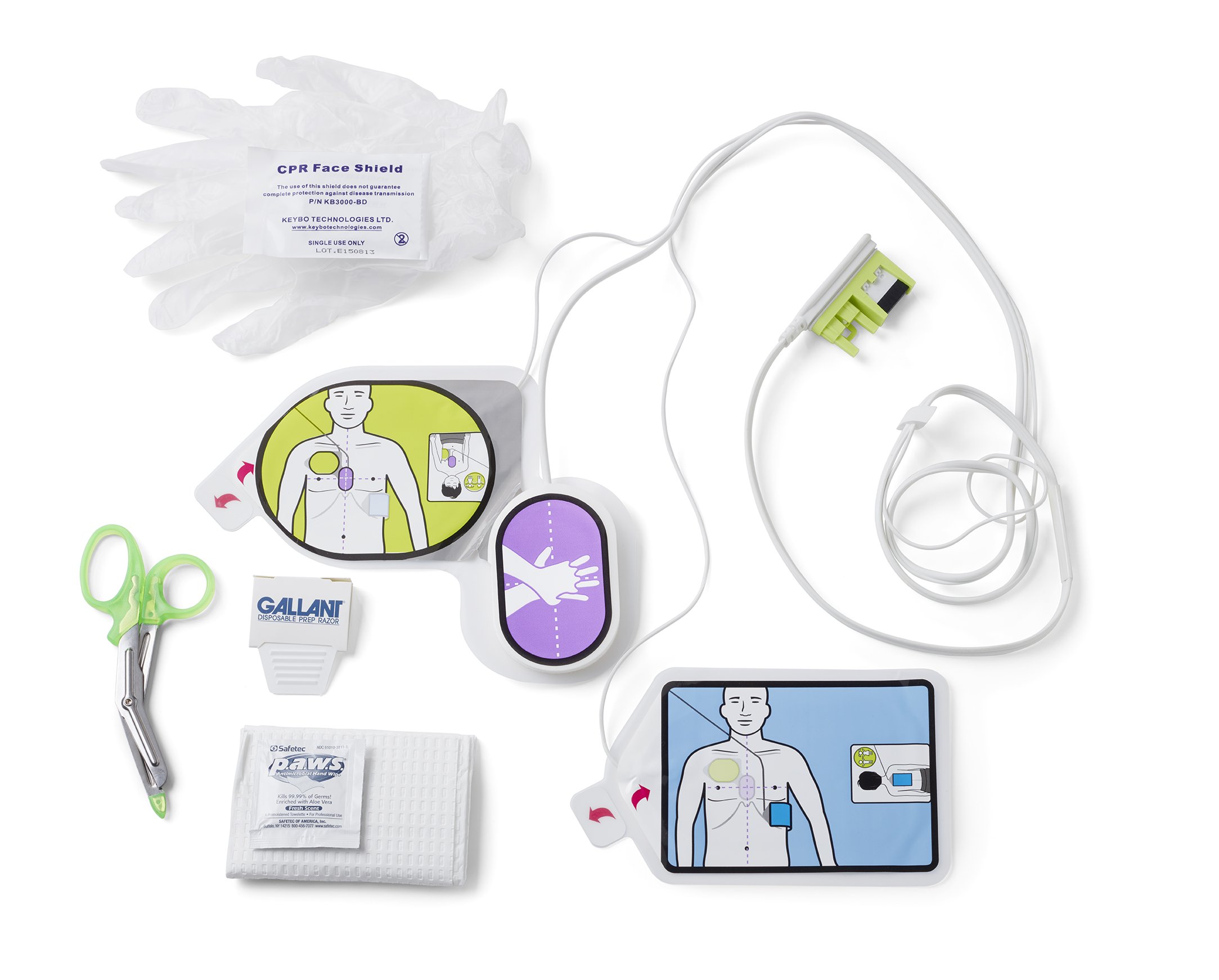 CPR Uni-padz - Trénovací dvoudílná elektroda pro dospělé i děti pro AED 3