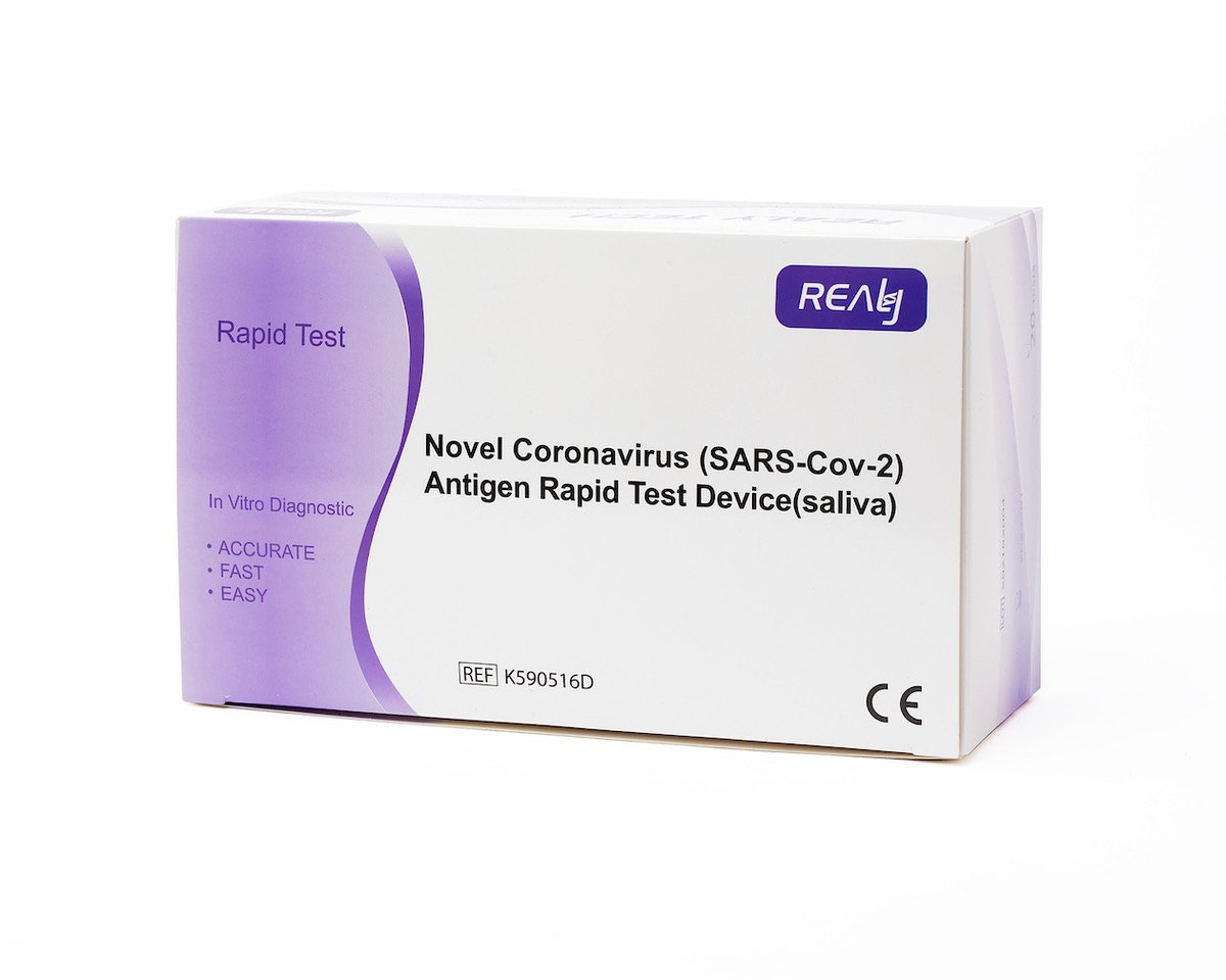 Antigenní test ze slin NOVEL Coronavirus (SARS-Cov-2) Antigen Rapid tesr Device Saliva