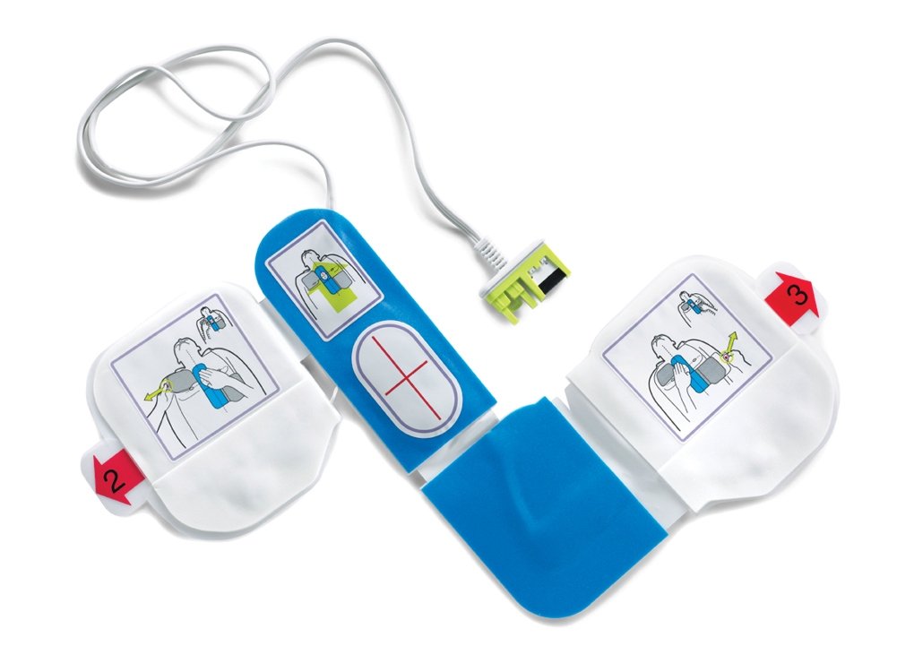 CPR-D padz - Defibrilační elektroda pro dospělé se sensorem masáže a příslušenstvím k AED (jednodílná)